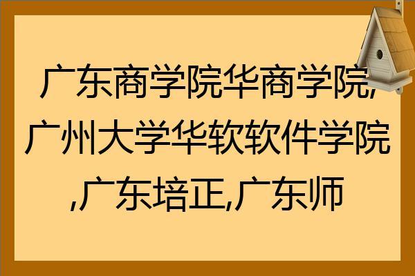 广东华软-广东民办本科大学代码？