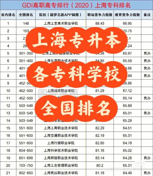 上海大专排名-上海民办专科大学排名？