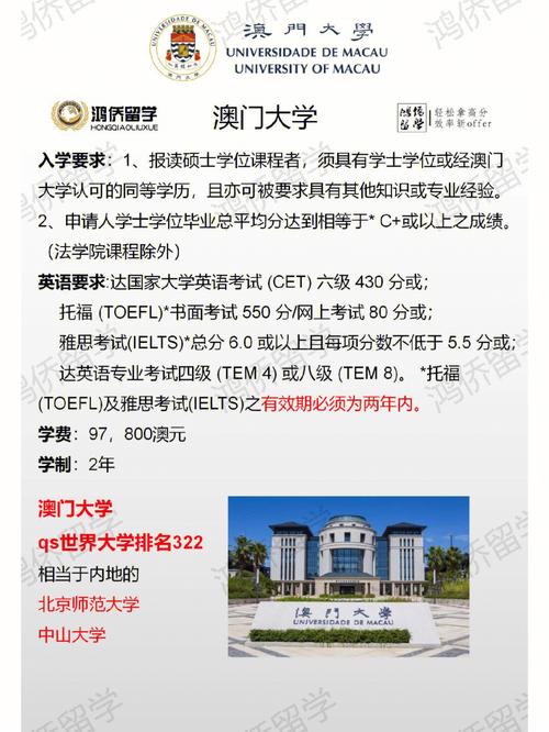 澳门大学研究生-澳门大学研究生申请条件？