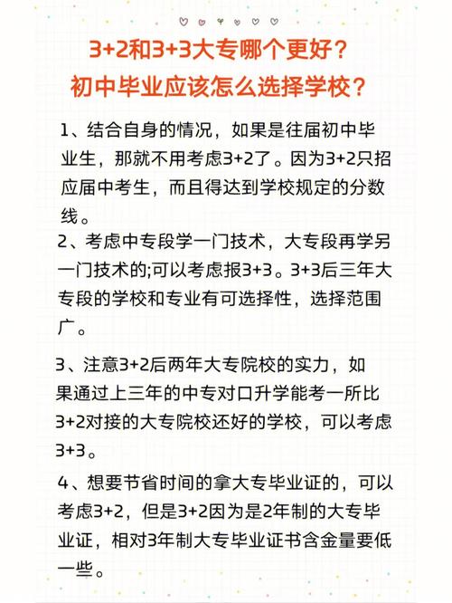 初中毕业可以上的大专-初中毕业3+2学校推荐？